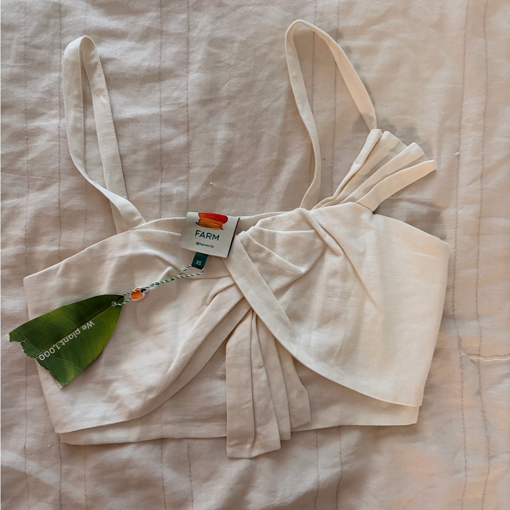 NWT Farm rio Women's Cream Top
